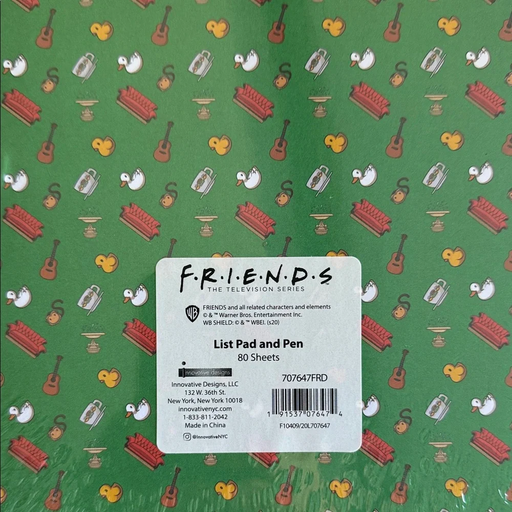 Friends Themed Stationery Set - Multicolor